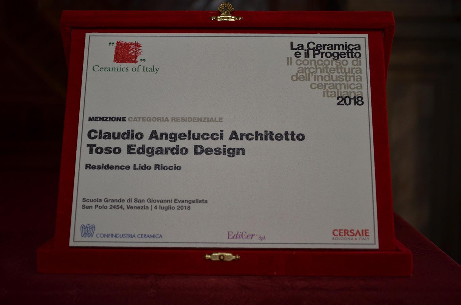 Cotto d'Este received an Honourable Mention during "La Ceramica e il Progetto 2018" show: Photo 3