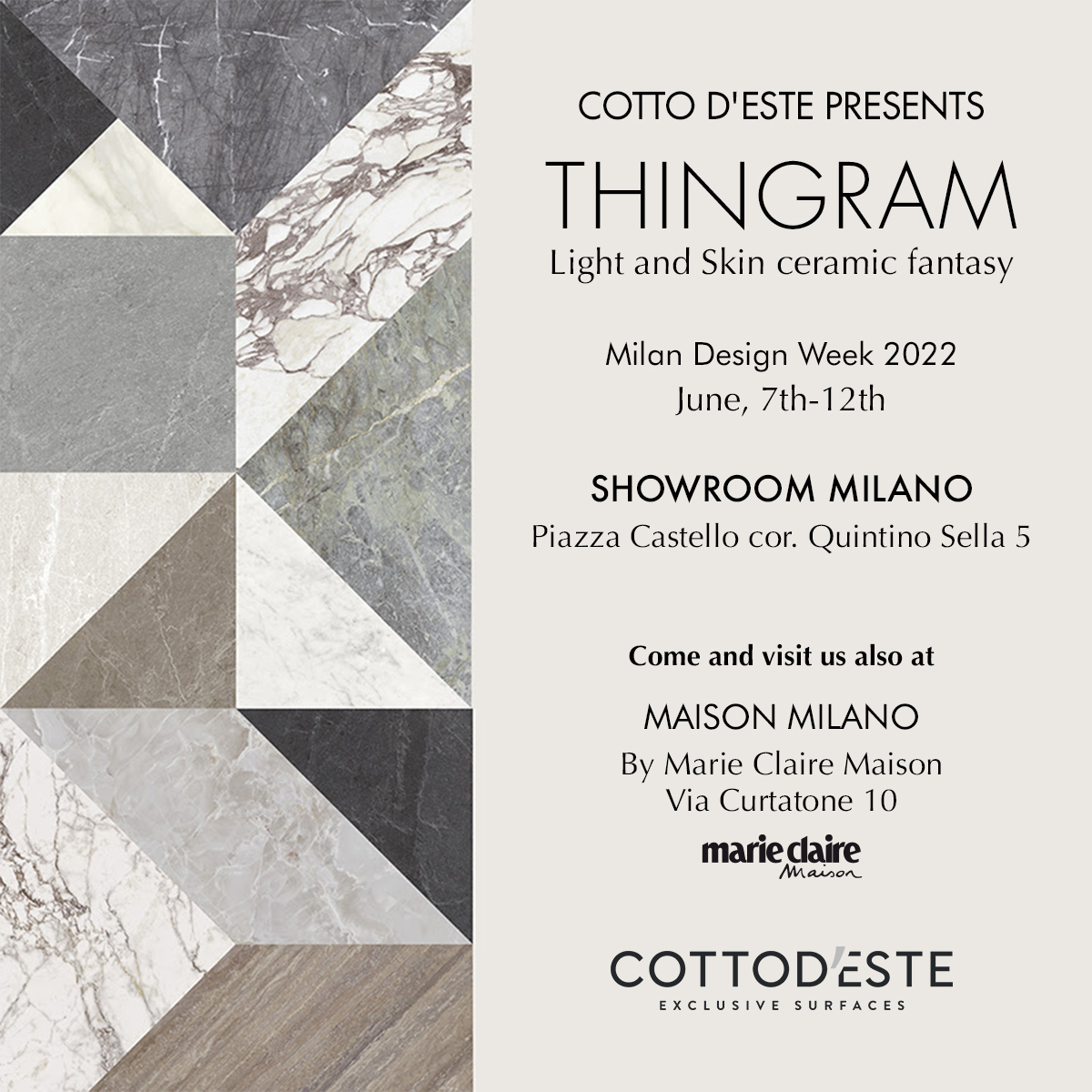 Thingram: Cotto d’Este at the Fuorisalone: Photo 1